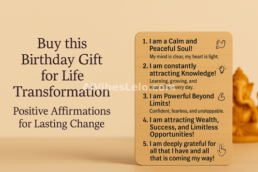 Birthday Gift with Positive Affirmations